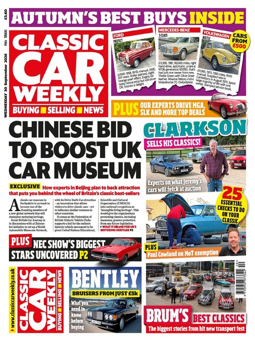 Cover image for Classic Car Weekly